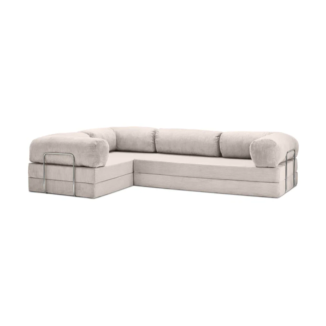 Belle Convertible L-Shaped Modular Sofa Bed - Bankstel®