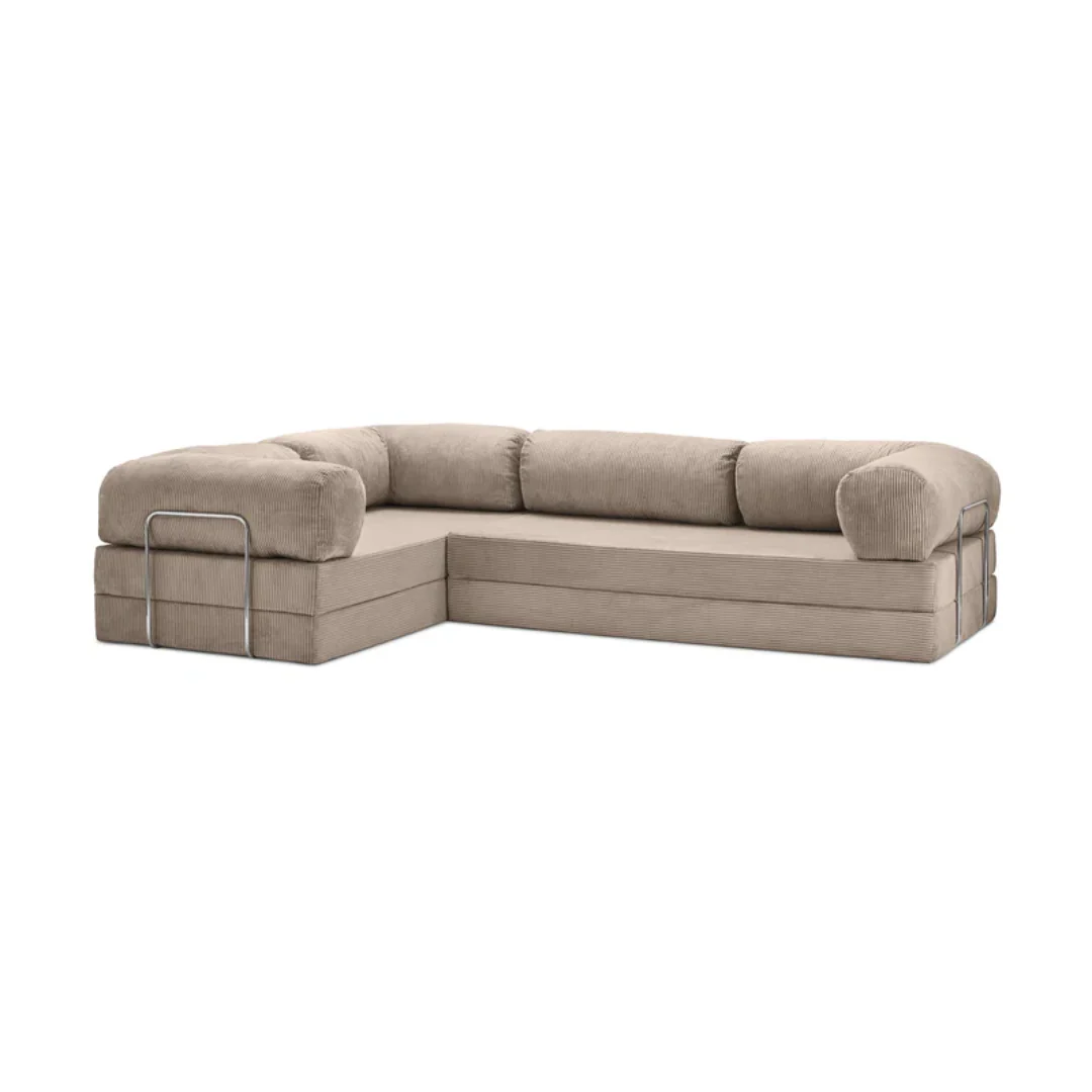 Belle Convertible L-Shaped Modular Sofa Bed - Bankstel®