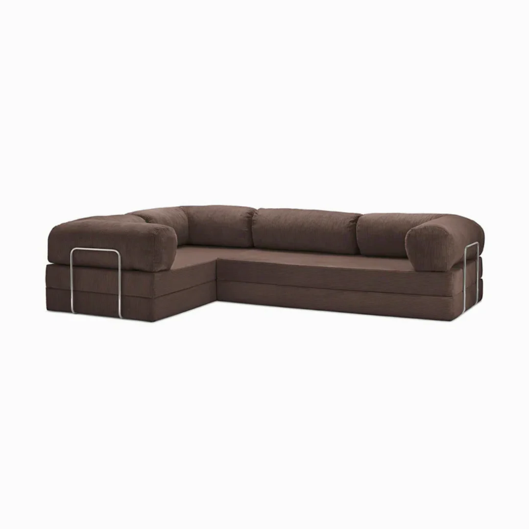 Belle Convertible L-Shaped Modular Sofa Bed - Bankstel®