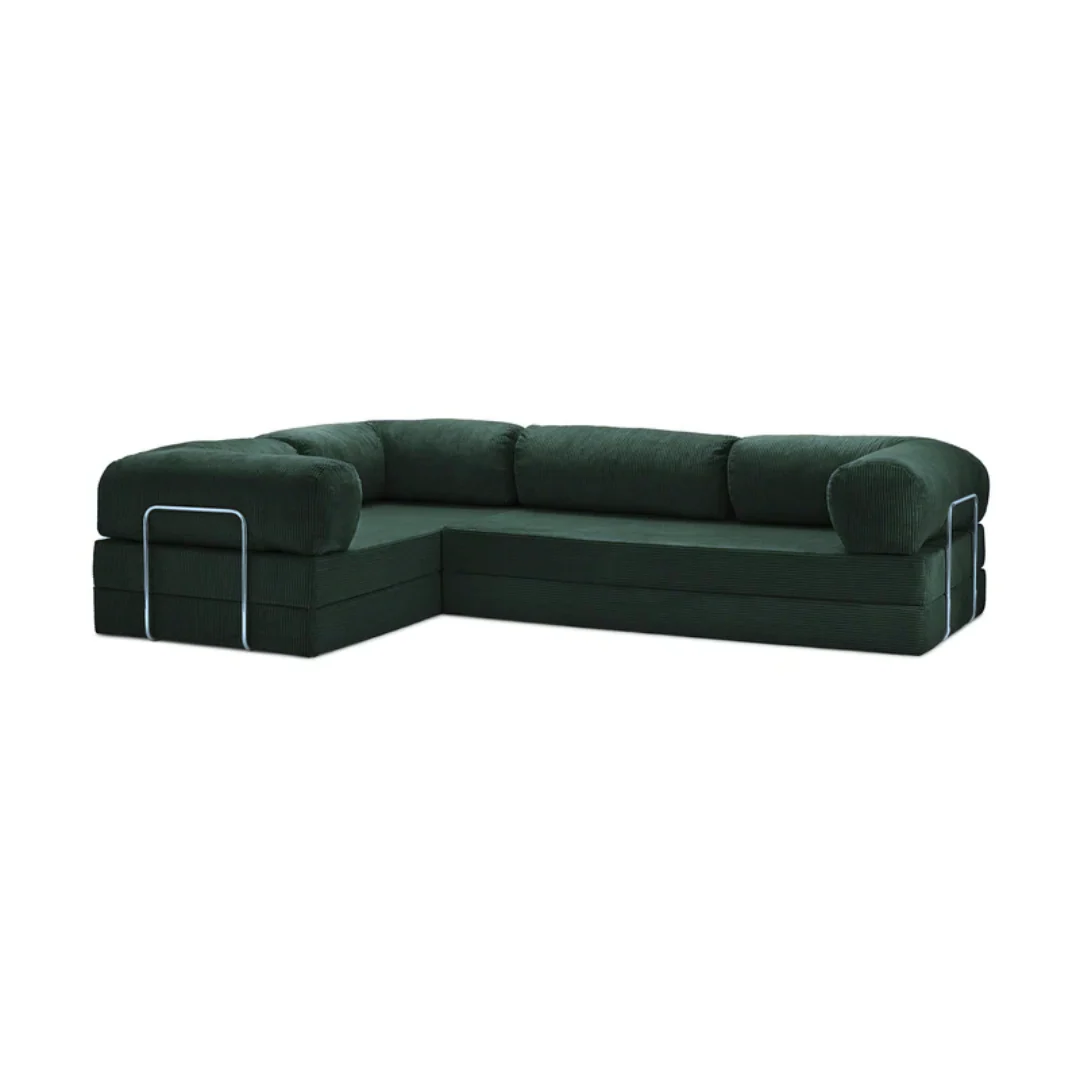 Belle Convertible L-Shaped Modular Sofa Bed - Bankstel®