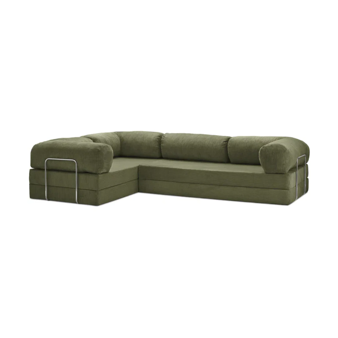 Belle Convertible L-Shaped Modular Sofa Bed - Bankstel®