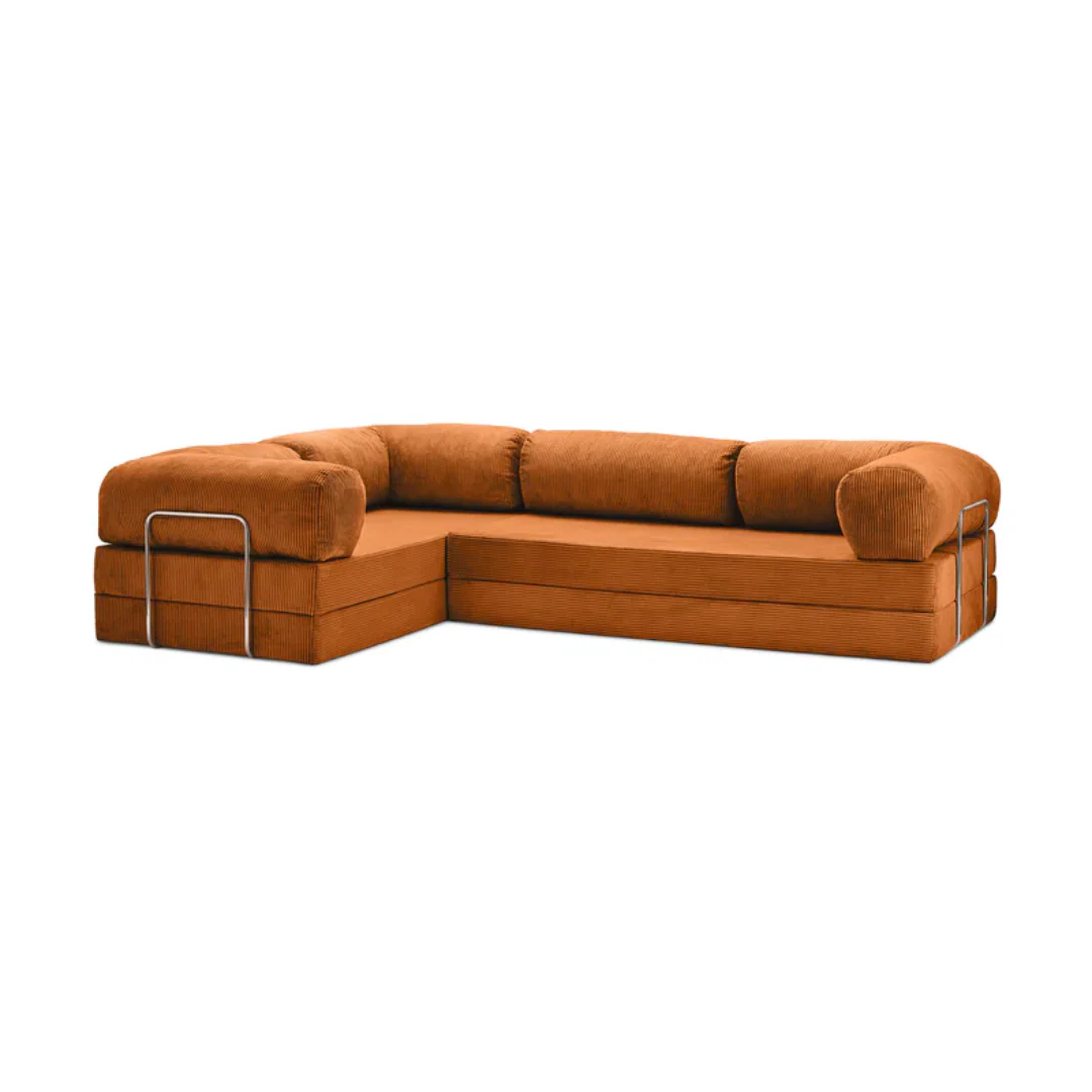Belle Convertible L-Shaped Modular Sofa Bed - Bankstel®
