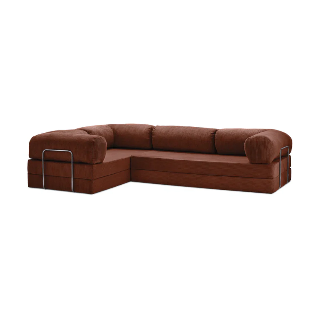 Belle Convertible L-Shaped Modular Sofa Bed - Bankstel®