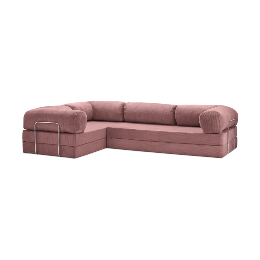 Belle Convertible L-Shaped Modular Sofa Bed - Bankstel®